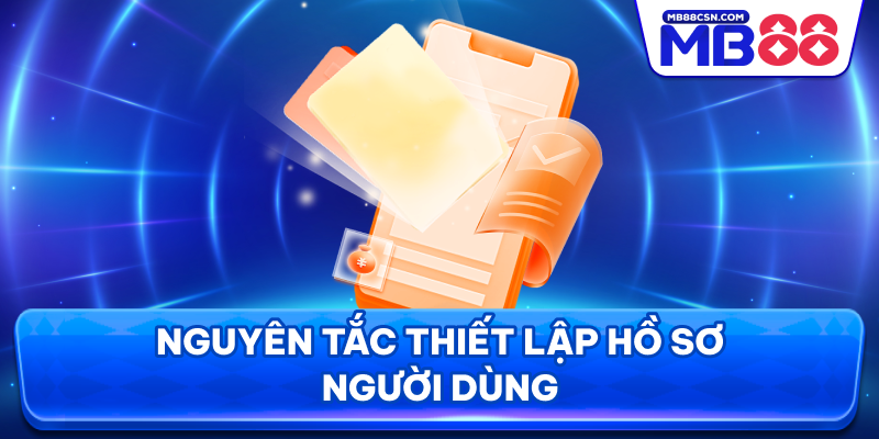 Nguyên tắc thiết lập hồ sơ người dùng